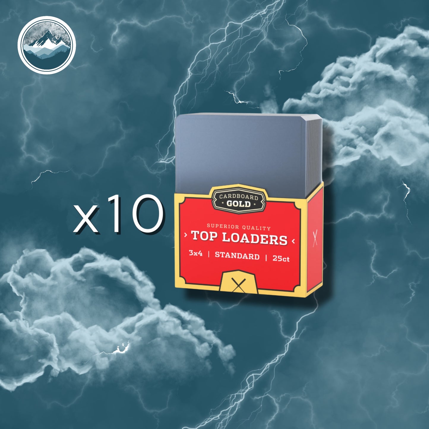 Cardboard Gold Toploader