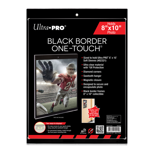8" x 10" Black Border UV ONE-TOUCH® Magnetic Holder