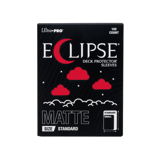 ECLIPSE® Matte Standard DECK PROTECTOR® Sleeves: Apple Red - 105ct