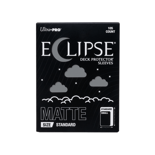 ECLIPSE® Matte Standard DECK PROTECTOR® Sleeves: Smoke Grey - 105ct