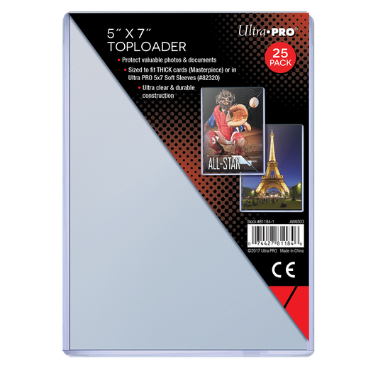 5" x 7" TOPLOADER® Sleeves (25ct)