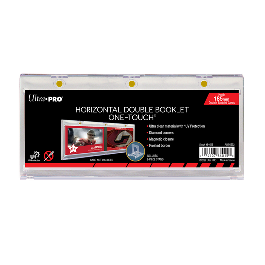 185mm Double Booklet Card UV ONE-TOUCH® Magnetic Holder