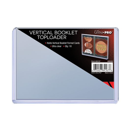 Vertical Booklet Card TOPLOADER® Sleeves (10ct)