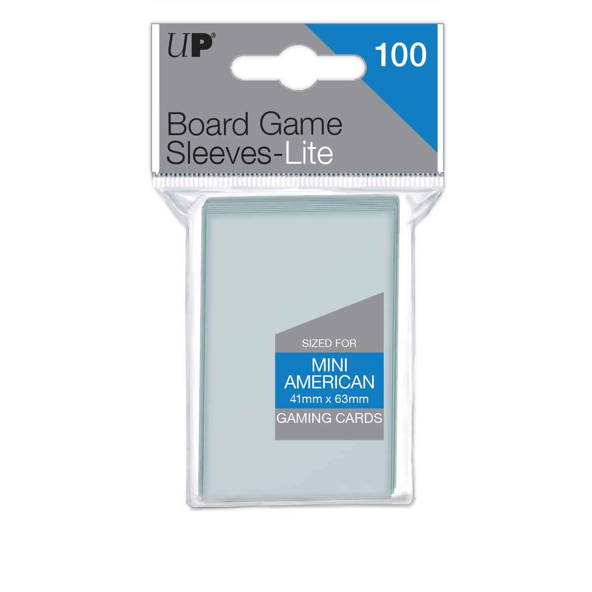 Mini American Lite Board Game Sleeves (100ct) for 41mm x 63mm Cards