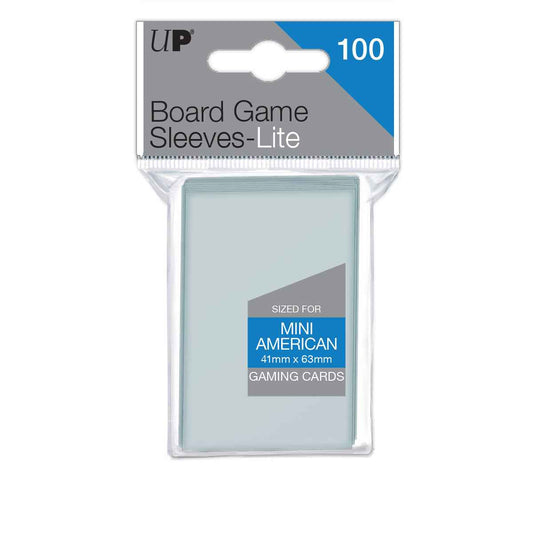 Mini American Lite Board Game Sleeves (100ct) for 41mm x 63mm Cards