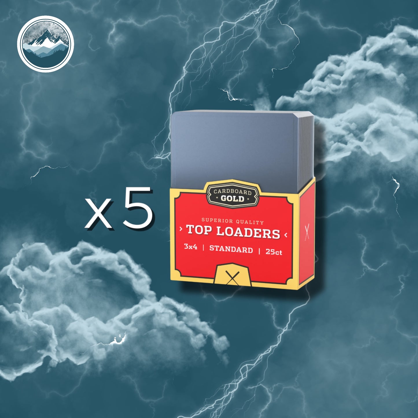 Cardboard Gold Toploader