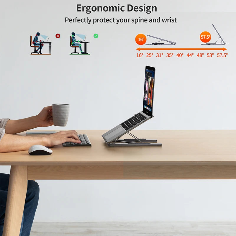 Universal Docking Station Laptop Stand